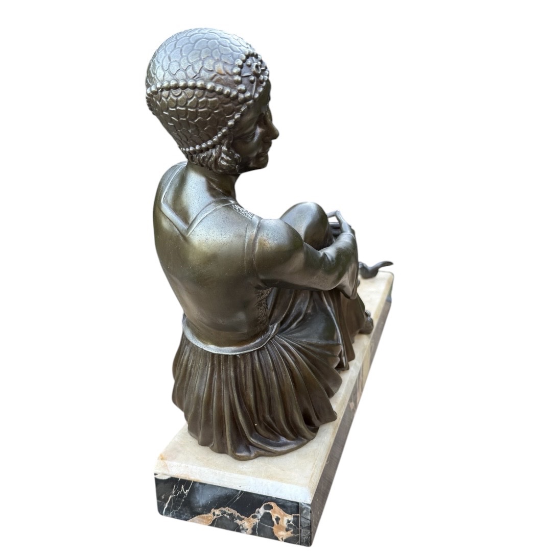 Large Art Déco Sculpture -photo-6