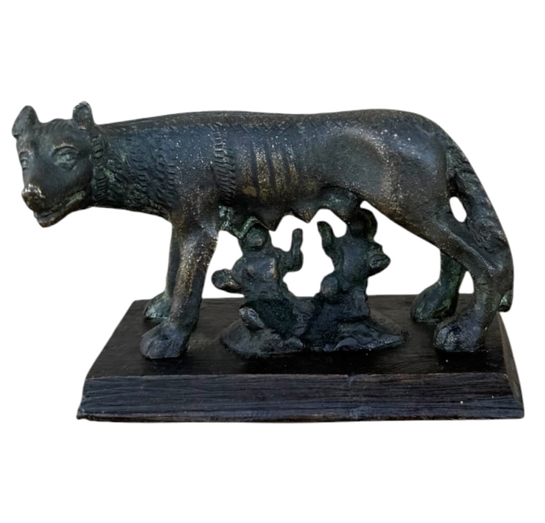 Grand Tour Statuettes et colonnes en bronze Rome & antiquité -photo-3