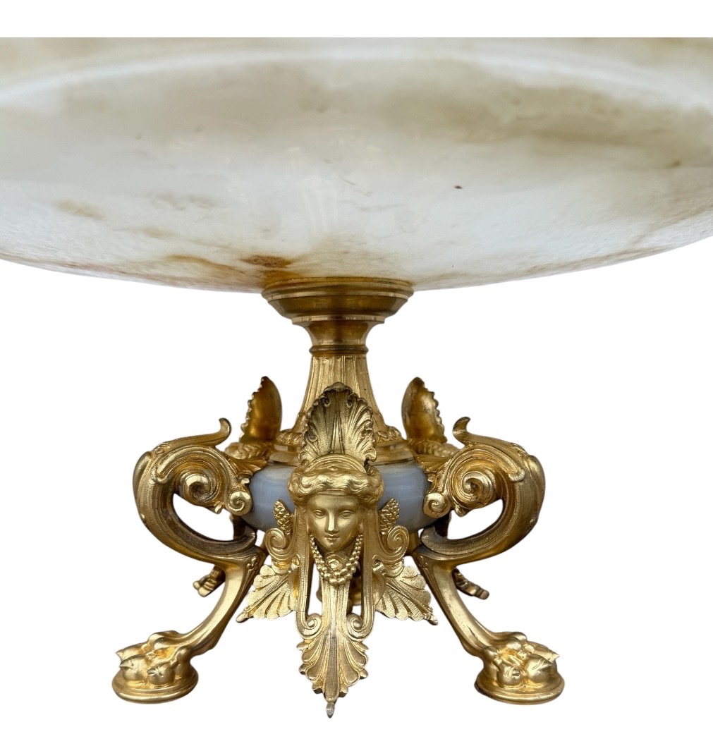 Goblet  Mainly Made Of Onyx And Gilded Bronze  Attributed To The Compagnie Des Marb-photo-1