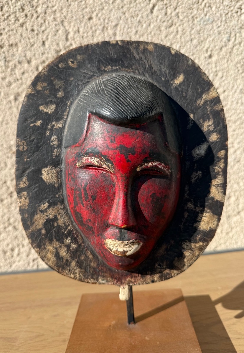 Masque africain de style Baoulé / Guro (Côte d’Ivoire)-photo-3