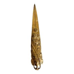 Art Nouveau Gilded Bronze Letter Opener - Signed C. Charles