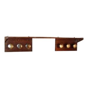 Porte-manteaux moderniste d'époque Art Déco