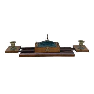 Coffret Napoléon III avec bougeoirs mobiles intégrés