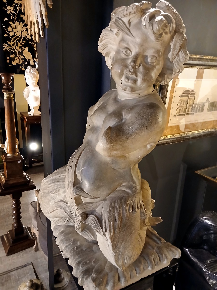 Paire d'anges en sculpture-photo-6