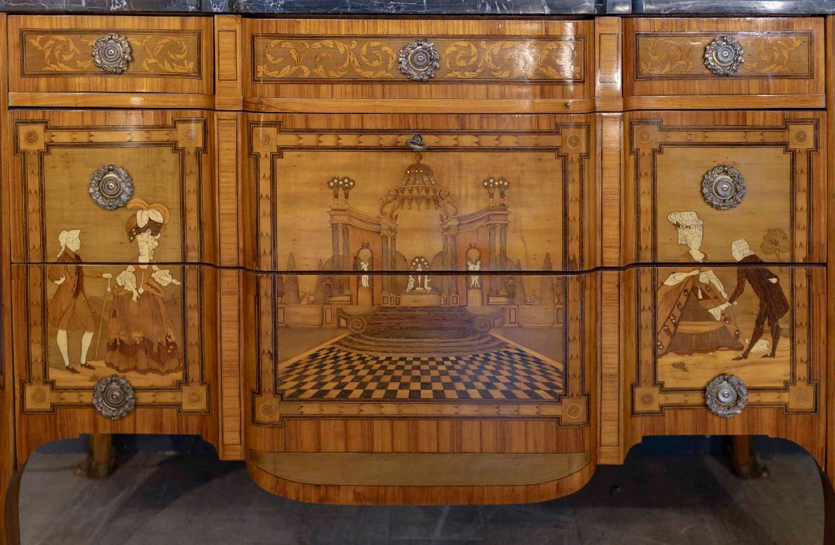 Transitional Style Chest Of Drawers-photo-2