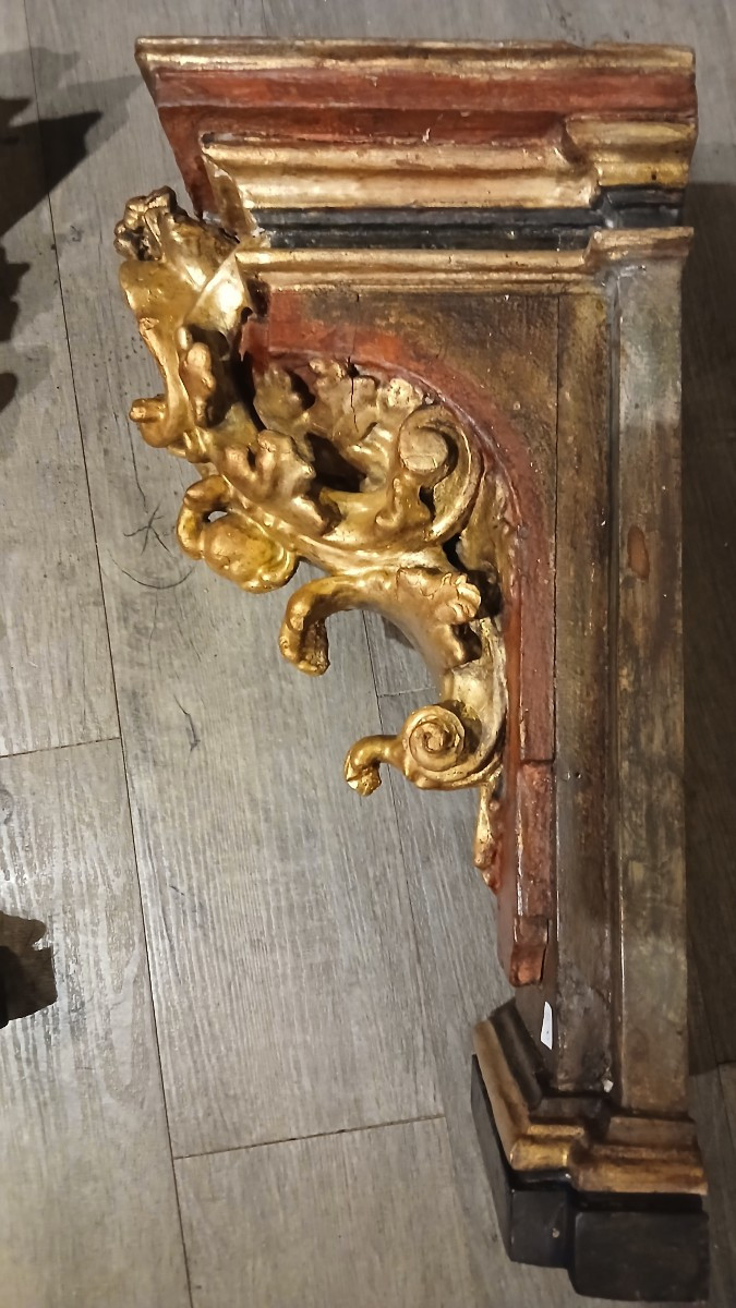 Gilded Wood Wall Sconces-photo-2