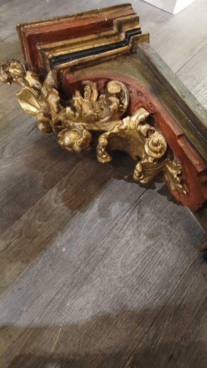 Gilded Wood Wall Sconces-photo-3