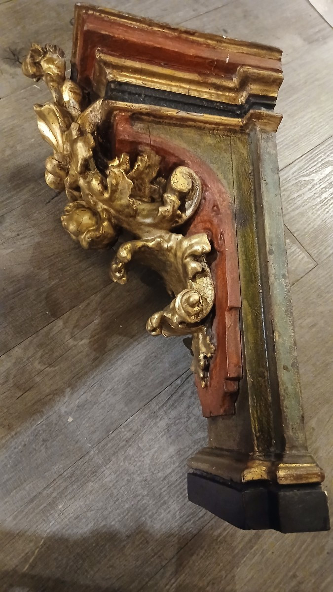 Gilded Wood Wall Sconces-photo-2