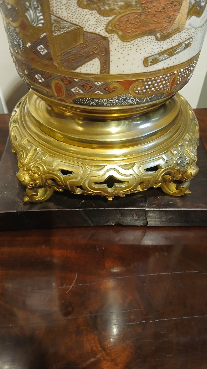 Paire de vases japonais-photo-2