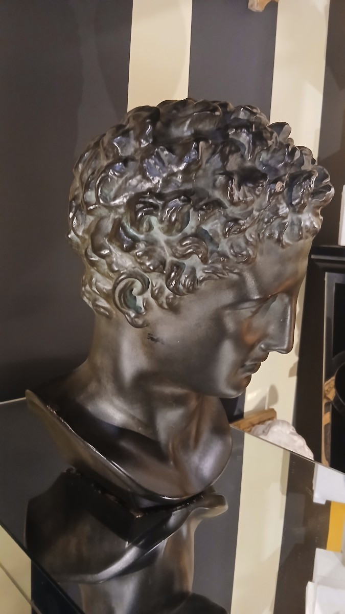 Tête de Mercure en platre-photo-2