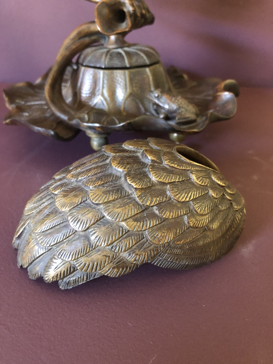 Nécessaire de bureau japonais époque Meiji-photo-2