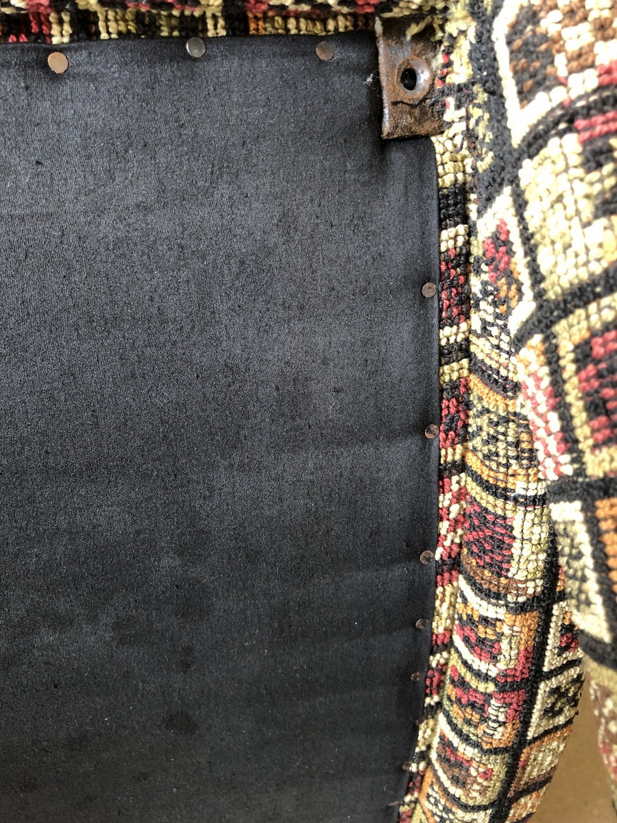 Paire de tabourets 1970 David Hicks -photo-3