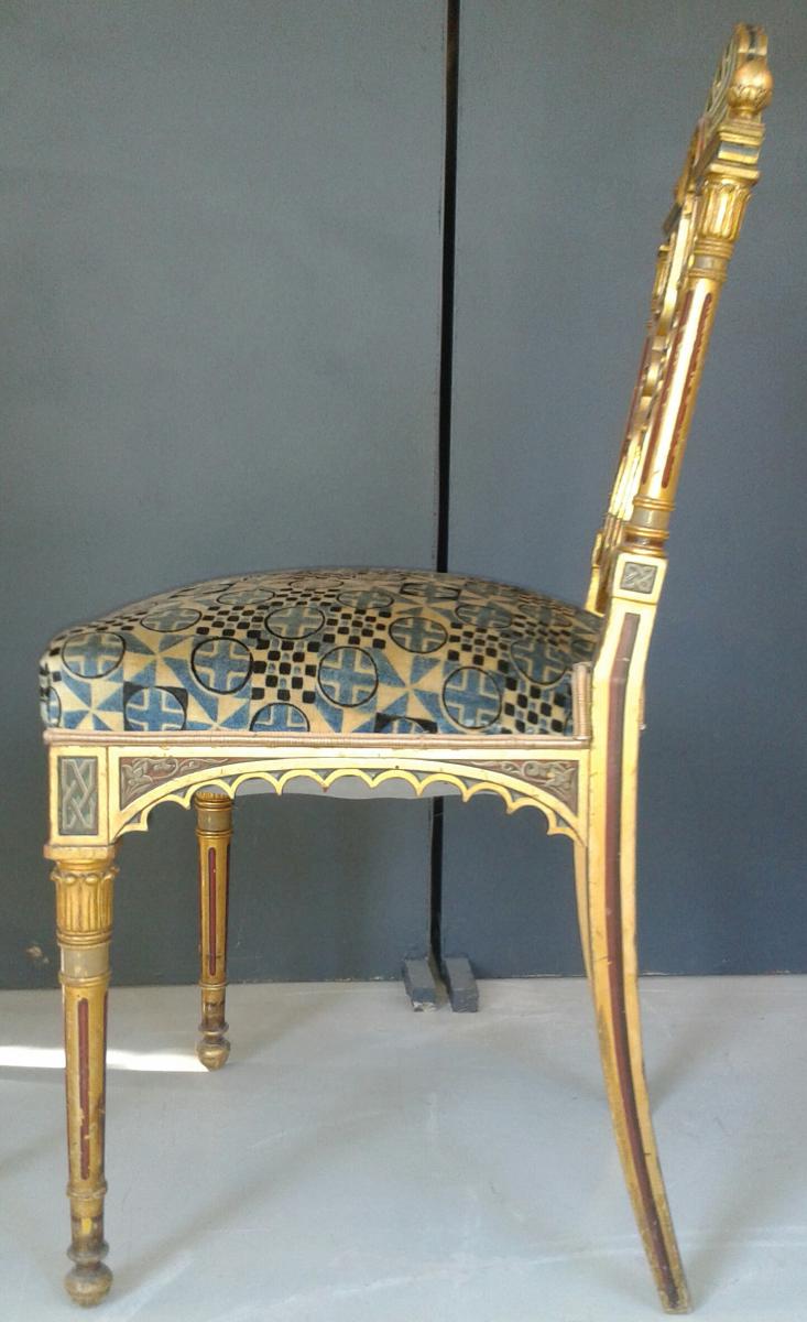 Chaises Russes polychromes -photo-4