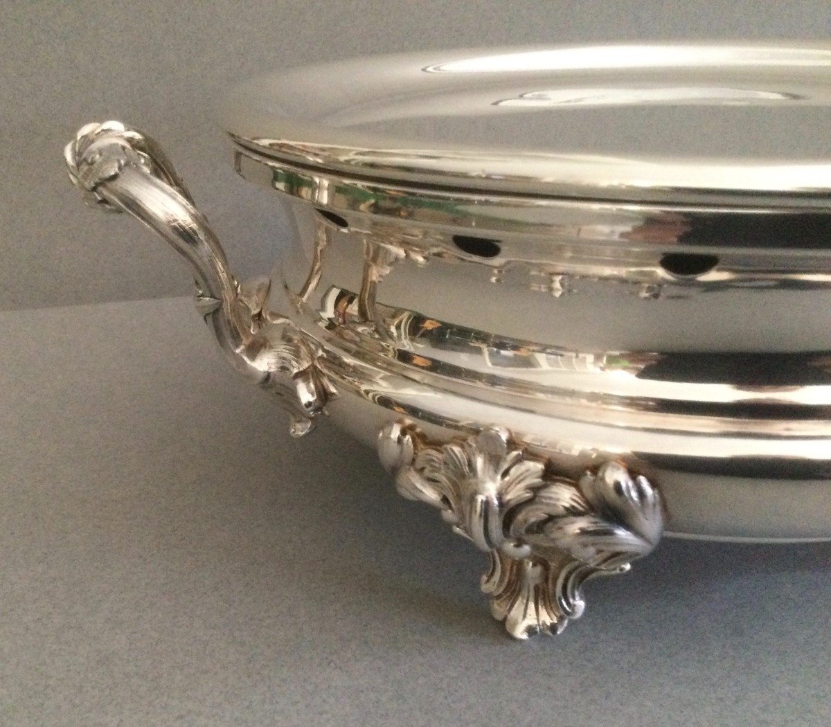 Christofle Silver Plated Metal Warmer-photo-3