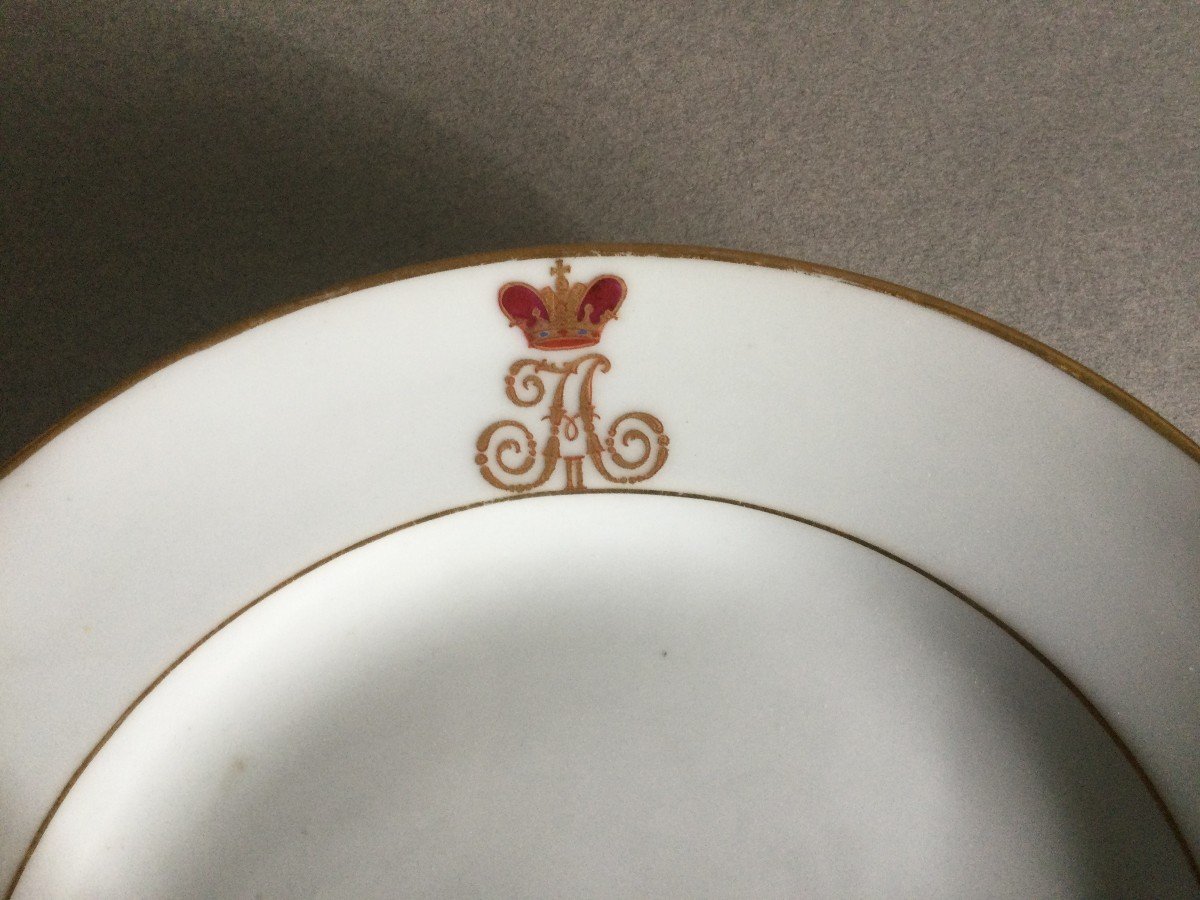 Assiette Creuse Russe Impériale De Saint-pétersbourg-photo-2