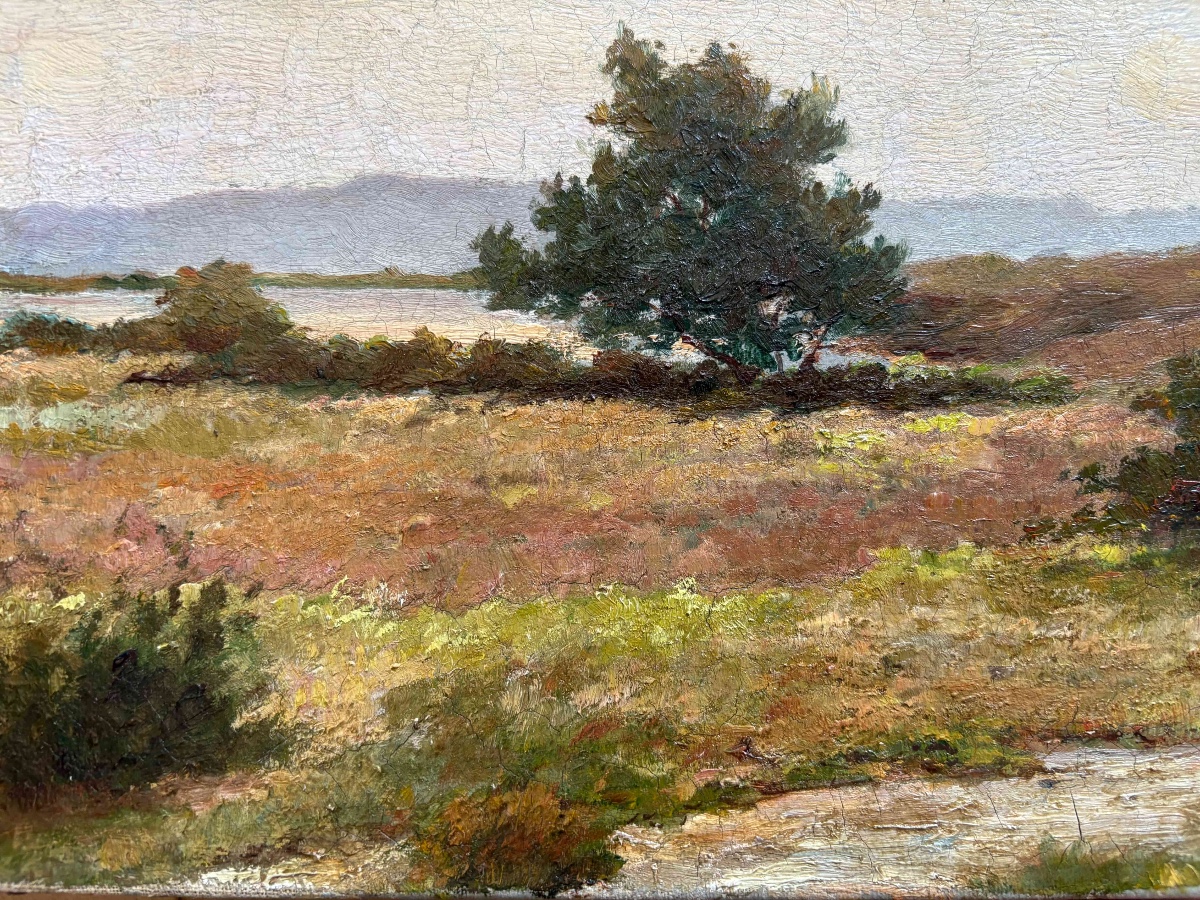 Martigues, Huile Sur Toile Non Signée-photo-5
