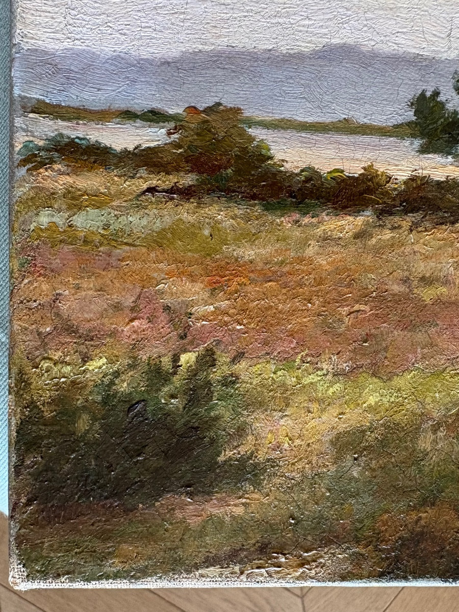 Martigues, Huile Sur Toile Non Signée-photo-6