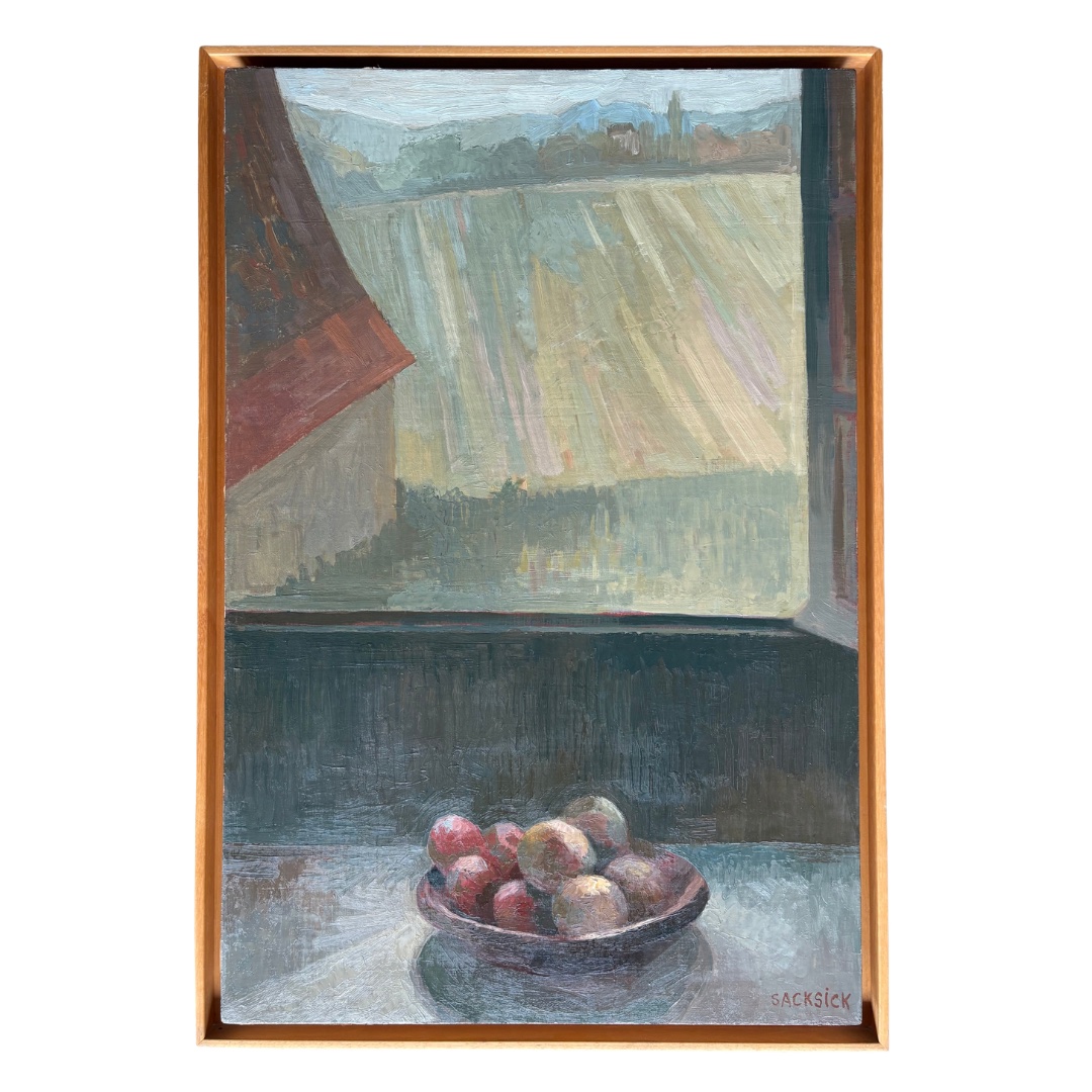 Spring, Oil On Canvas Mounted On Wood, Signed Gilles Sacksick