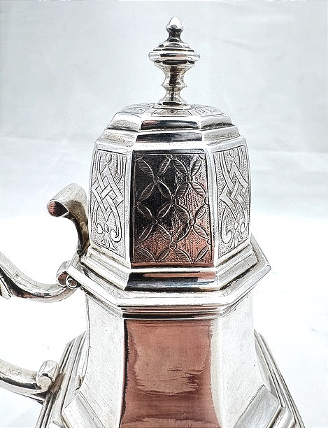 Silver Mustard Pot, 18th Century, Brussels 1730-35-photo-2