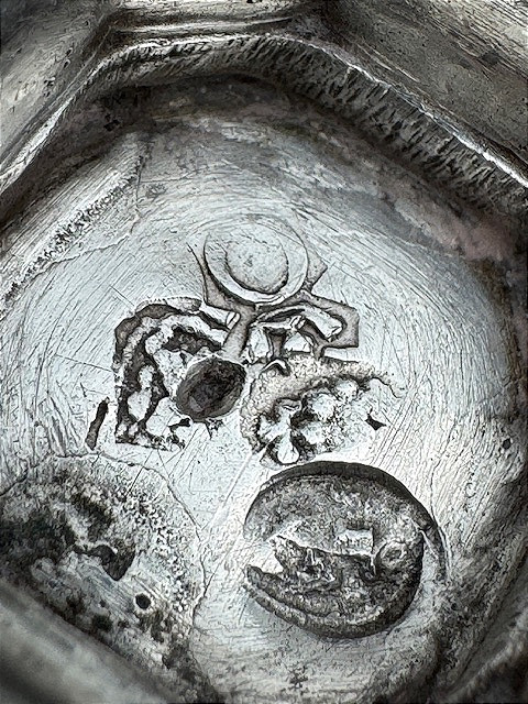 Silver Mustard Pot, 18th Century, Brussels 1730-35-photo-3