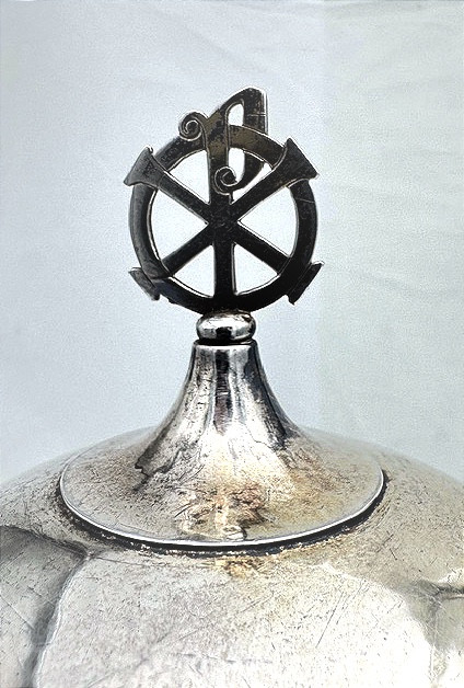 Gilt Silver Ciborium, Brussels, Art Deco Period – Joseph Devroye -photo-2