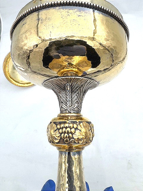 Gilt Silver Ciborium, Brussels, Art Deco Period – Joseph Devroye -photo-4