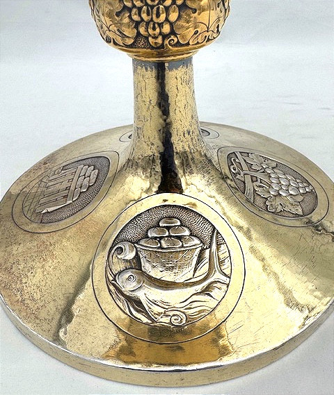 Gilt Silver Ciborium, Brussels, Art Deco Period – Joseph Devroye -photo-1