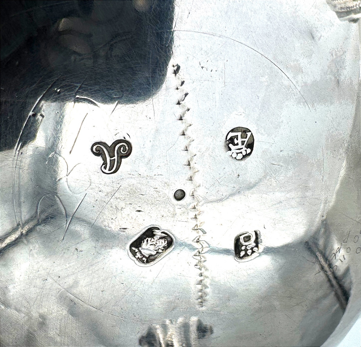 Mons 1745 - 46 Cafetière  d'époque Louis XV En Argent Massif-photo-4