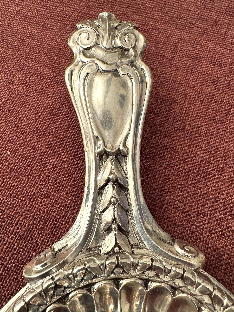 Rare Silver Hand Candlestick By Jean-charles Roquillet-desnoyers, Paris 1778-photo-2