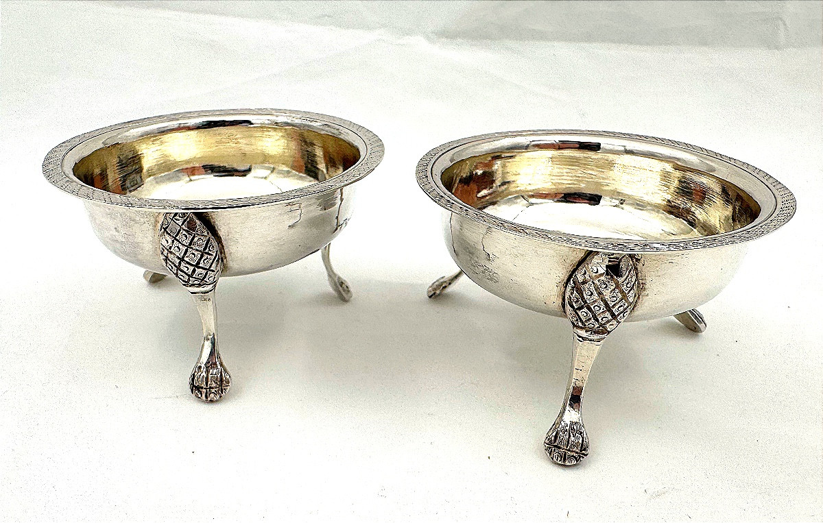 Salière de style Empire, Royaume Siciles (Naples) au milieu du XIXe siècle par Gaetano Pane