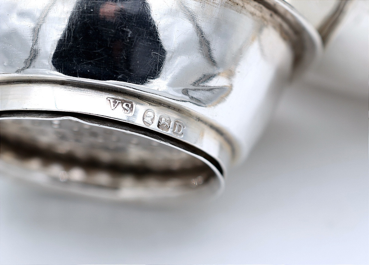 Solid Silver Wine Funnel, George III, Stephen Adams 1799 - London-photo-3