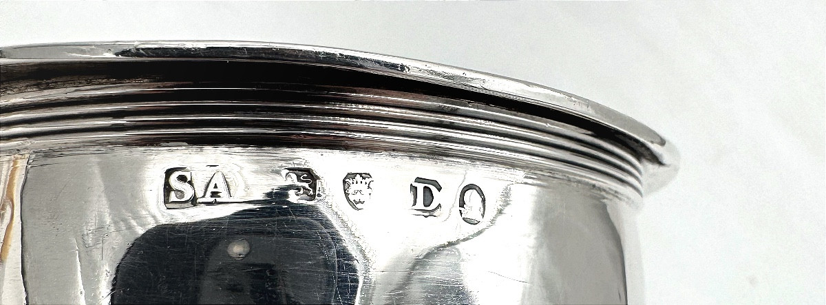Solid Silver Wine Funnel, George III, Stephen Adams 1799 - London-photo-1