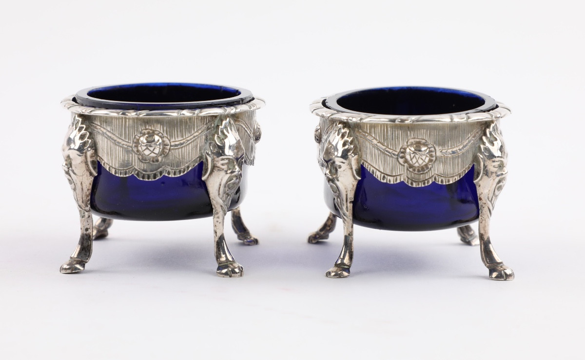 Pair Of Saltcellars, 's Hertogenbosch - Petrus Kroijmans 1827 - 1844-photo-2