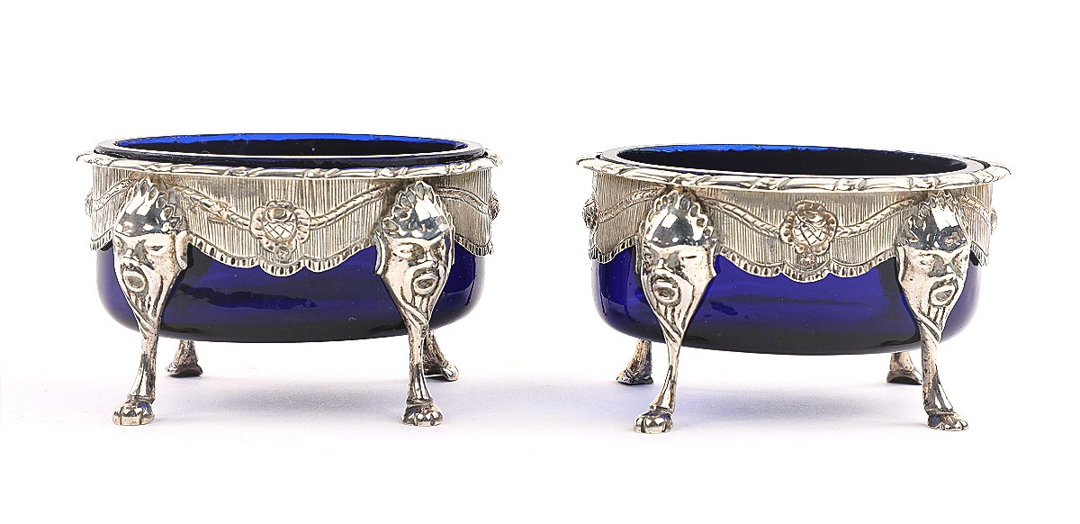 Pair Of Saltcellars, 's Hertogenbosch - Petrus Kroijmans 1827 - 1844