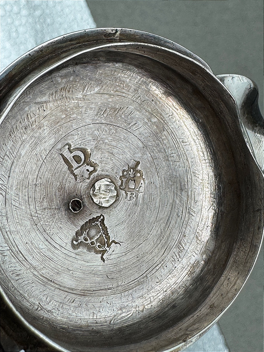 Verseuse cafetière égoïste argent massif XVIIIème  Pierre Charles Micallef Paris 1787-photo-3