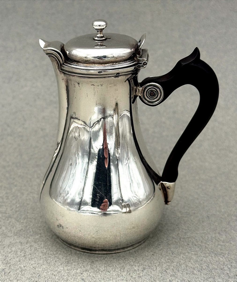 Verseuse cafetière égoïste argent massif XVIIIème  Pierre Charles Micallef Paris 1787