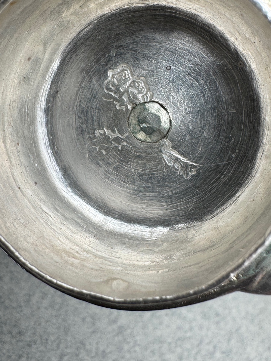Verseuse cafetière égoïste argent massif XVIIIème Pierre Charles Micallef Paris 1787-photo-1