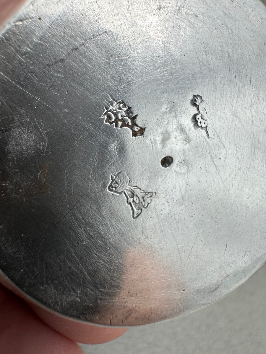 Verseuse cafetière égoïste argent massif XVIIIème Pierre Charles Micallef Paris 1787-photo-3