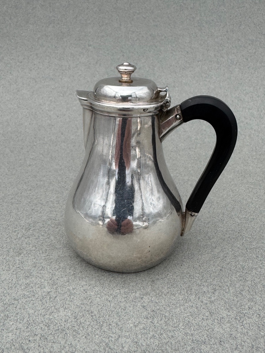 Verseuse cafetière égoïste argent massif XVIIIème Pierre Charles Micallef Paris 1787