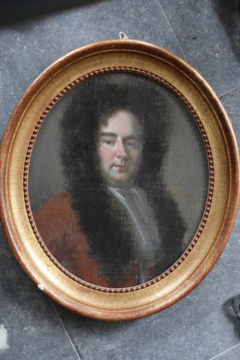 Portrait d'un homme noble ,fin XVII début du  XVIII siècle.