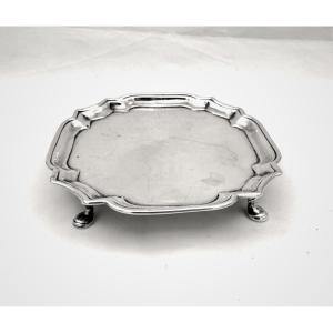Early 18th Century Antique George II Silver Salver London 1732 John Tuite