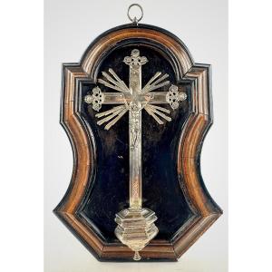 Wall-mounted Holy Water Font Made Of Solid Silver, Crafted By François De Mey In Bruges, 1733–34, 