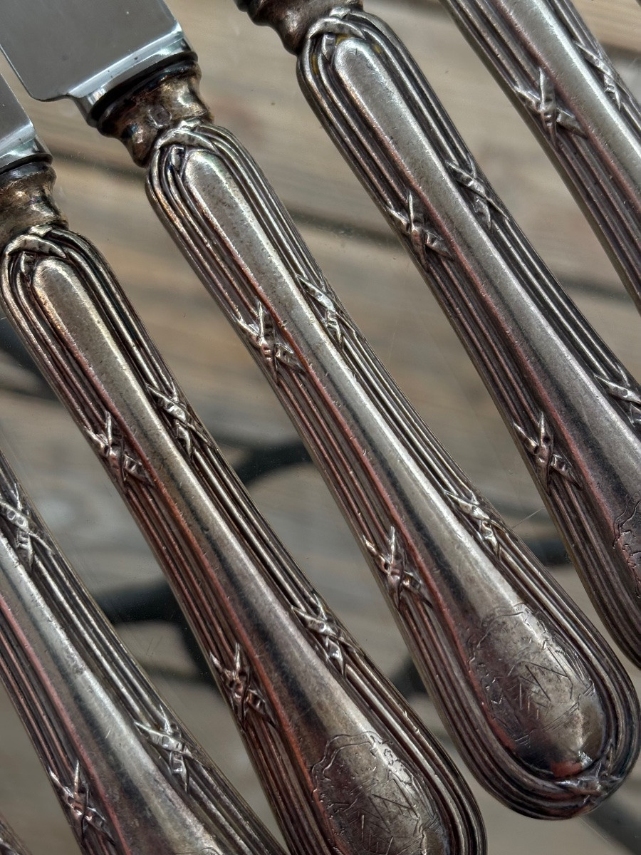 Minerve Silverware Silver Cutlery In Minerve Style-photo-4