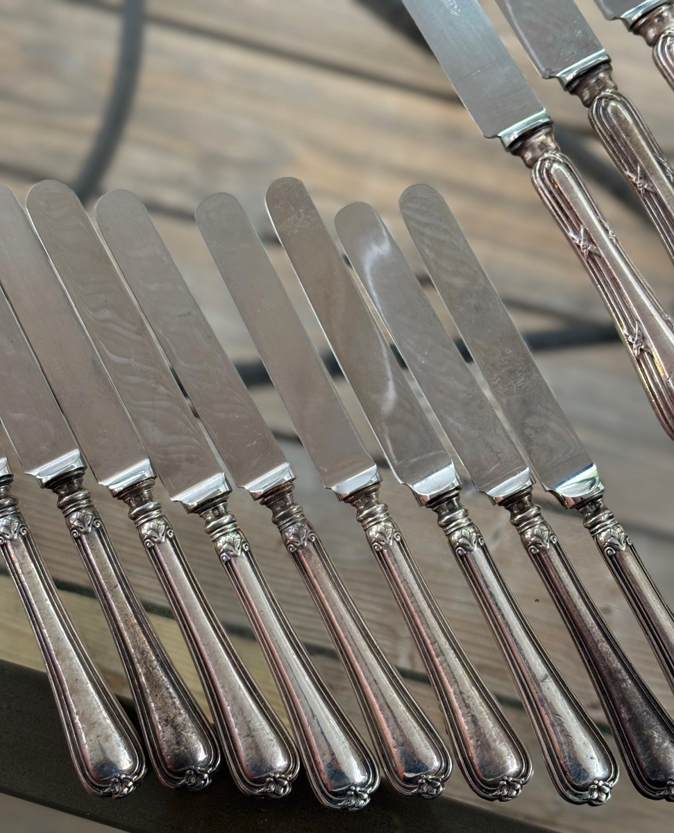 Minerve Silverware Silver Cutlery In Minerve Style-photo-6