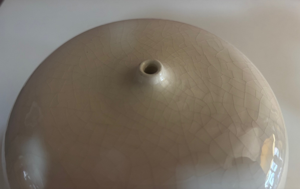 20th Century Ceramic Ball Vase By Ceramist Hugo Joirkin -photo-1