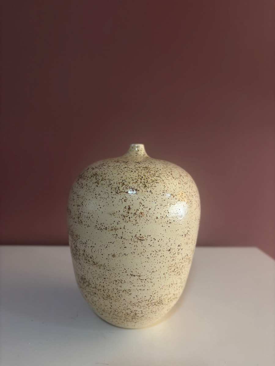 Set Of 3 Ceramic Vases Hugo Joirkin 20th Century-photo-2