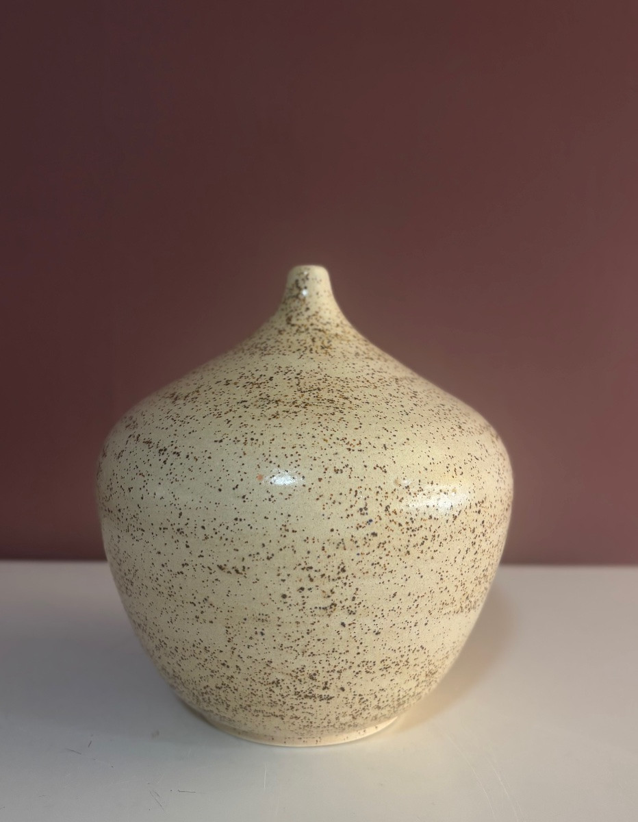 Set Of 3 Ceramic Vases Hugo Joirkin 20th Century-photo-3