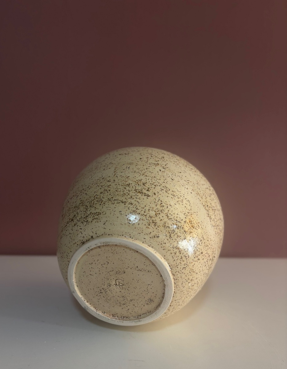 Set Of 3 Ceramic Vases Hugo Joirkin 20th Century-photo-2