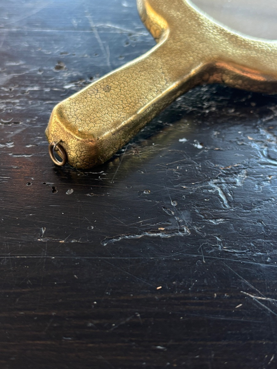 Mithe espelt miroir doré céramique 1960-photo-4