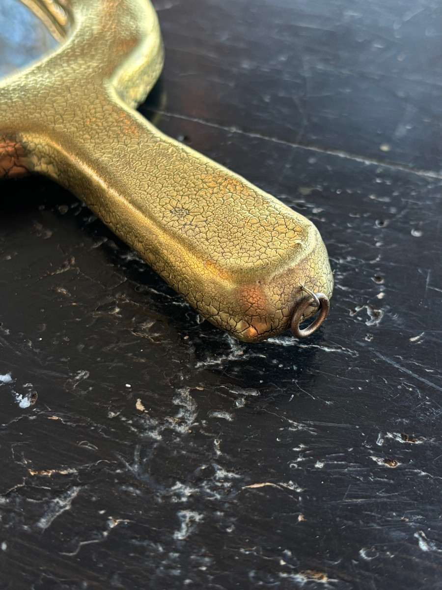 Mithe espelt miroir doré céramique 1960-photo-6